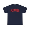 thumbnail image 1 of Plumber Shirt Gifts Tshirt Tee Crew Neck, 1 of 2