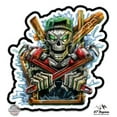 thumbnail image 1 of Plumber Skeleton - 12" Vinyl Sticker Waterproof Decal, 1 of 1