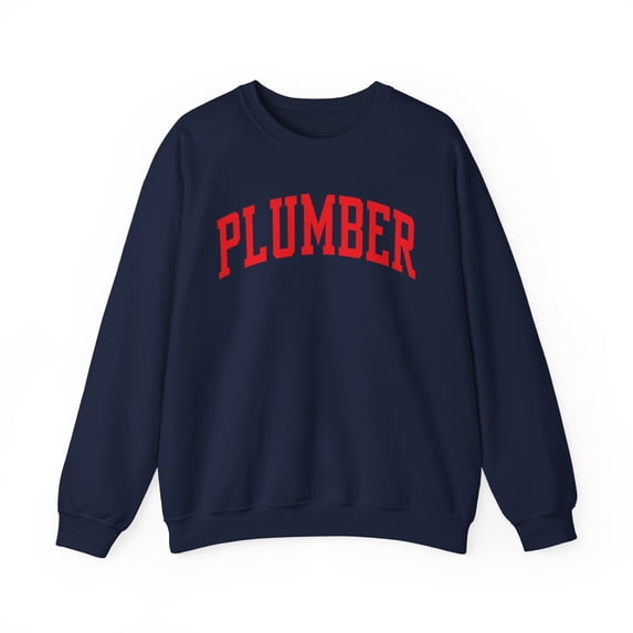 Plumber Sweatshirt Gifts Crew Neck Shirt Long Sleeve Unisex