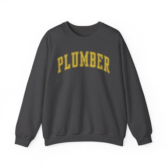 Plumber Sweatshirt Gifts Crew Neck Shirt Long Sleeve Unisex