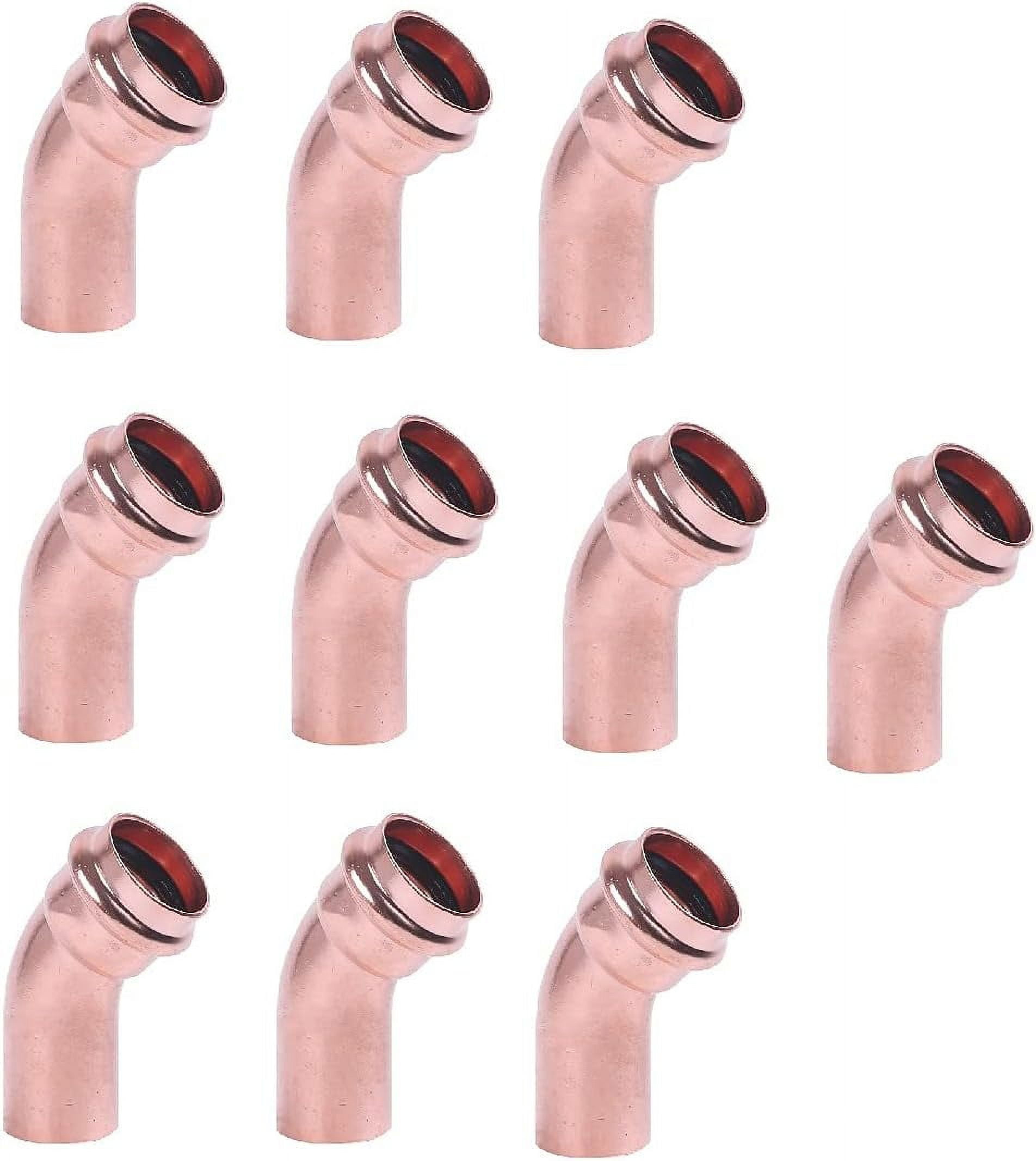 10-Pack 3/4" FTG X Female Street Adapters - LF Copper Plumbing Fittings