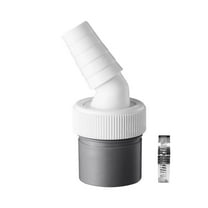 Plumbing Fittings Washing Machine Drain Adapter Double Connection Y for 40mm Pipe Diameter and 18-24mm Inlet with Two Hose Clamps