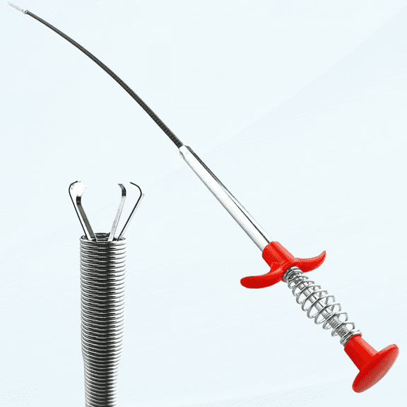Plumbing Grabber Sink Grabber Flexible Claw Pickup Tool for Litter Pick, Drains, Home Sink, Toilet & Clean Dryer Vents (24inch)