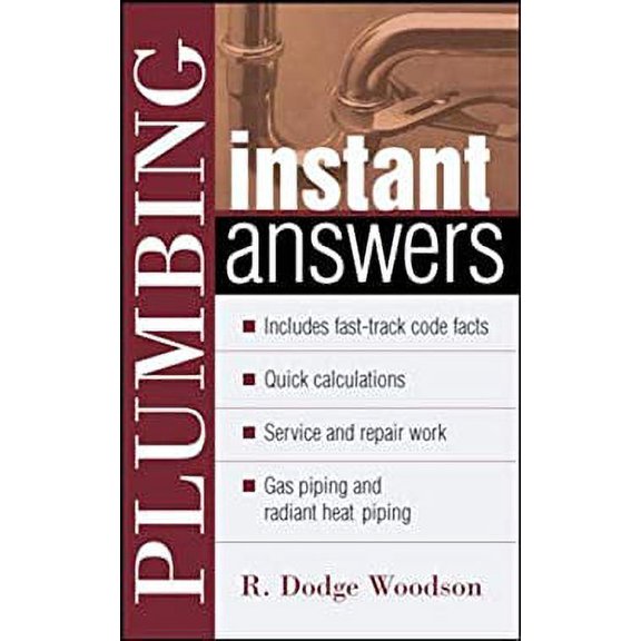 Pre-Owned Plumbing Instant Answers 9780071379571