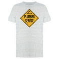 thumbnail image 1 of Plumbing Service Sign Graphic Tee Men's -Image by Shutterstock, 1 of 2