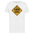 thumbnail image 1 of Plumbing Service Sign Graphic Tee Men's -Image by Shutterstock, 1 of 2