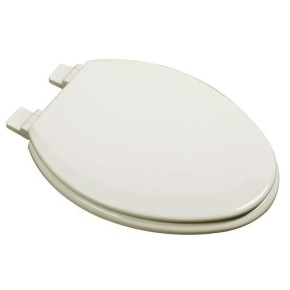 Plumbing Technologies 1F1E7-01 Slow Close Deluxe Molded Wood Elongated Toilet Seat- Bone
