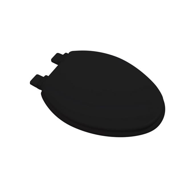 Plumbing Technologies 1F1E7-90 Slow Close Deluxe Molded Wood Elongated Toilet Seat- Black