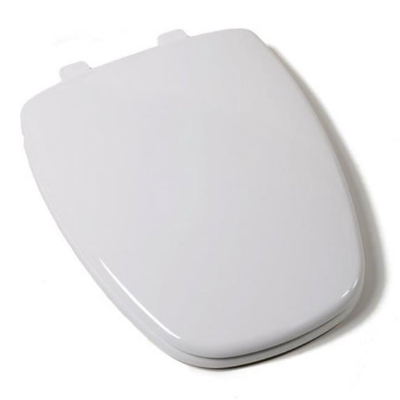 Plumbing Technologies 2F1E11-00 Premium Slow Close Eljer Design Plastic Elongated Toilet Seat, White