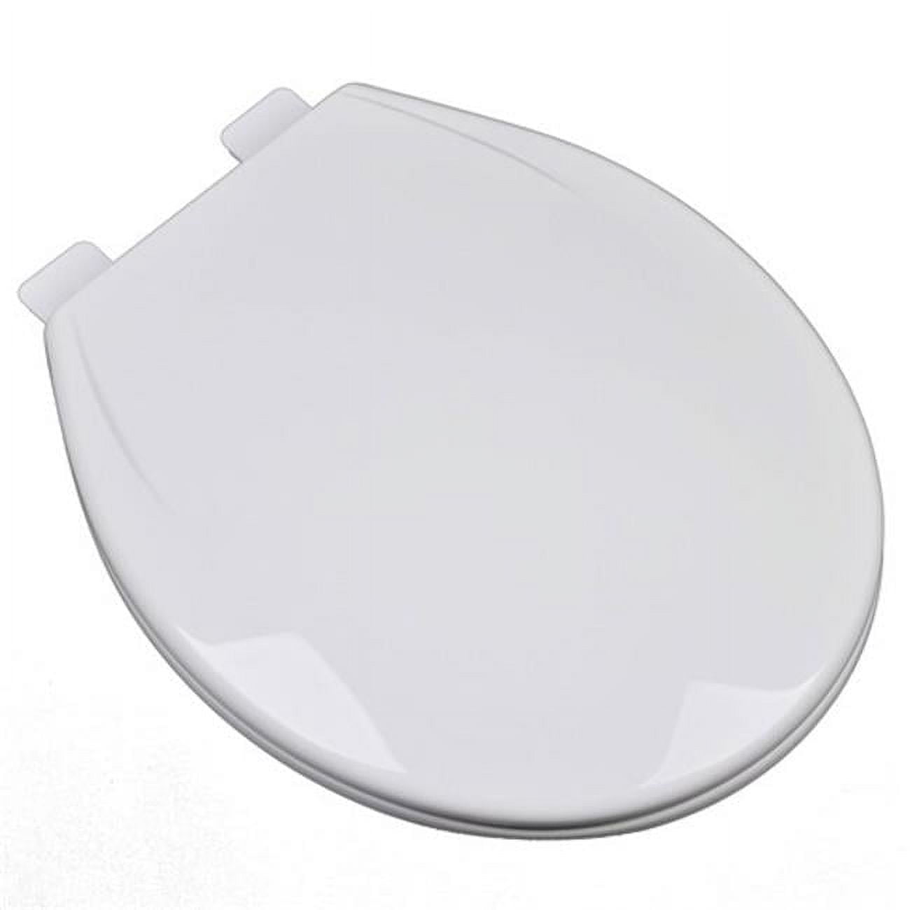 Plumbing Technologies 2F1R6-00 Slow Close Plastic Round Front Contemporary Design Toilet Seat- White