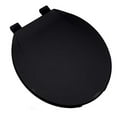 thumbnail image 1 of Plumbing Technologies 3F1R1-90 Deluxe Plastic Round Front Contemporary Design Toilet Seat- Black, 1 of 1