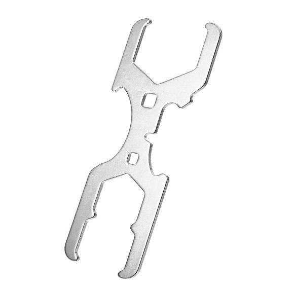 Plumbing Tool Multifunctional Metal Wrench Professional Repair Portable 9.43X3.54X0.12in Filtering Impurities 1Set