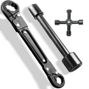 Plumbing Tools,Angle Stop Wrench Kit,Professional Plumbing Toolset,Professional Plumber's Wrench Tool Removal for Replacing Compression Angle Stops,Dual Kwik Tite Wrench Kit Plumbing Tool
