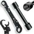 thumbnail image 1 of Plumbing Tools Double Head Wrench Kit Angle Stop Wrench Socket Wrench Plumber Tools Plumber Wrench Tools for Installing and Removing Compression 2PC, 1 of 9