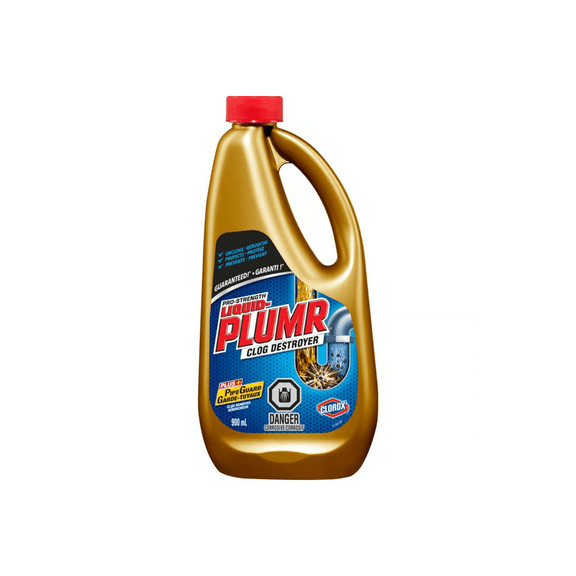 Plumbr Pro-Strength Clog Destroyer with Pipe Guard - 900ml - 1 Pack bottle