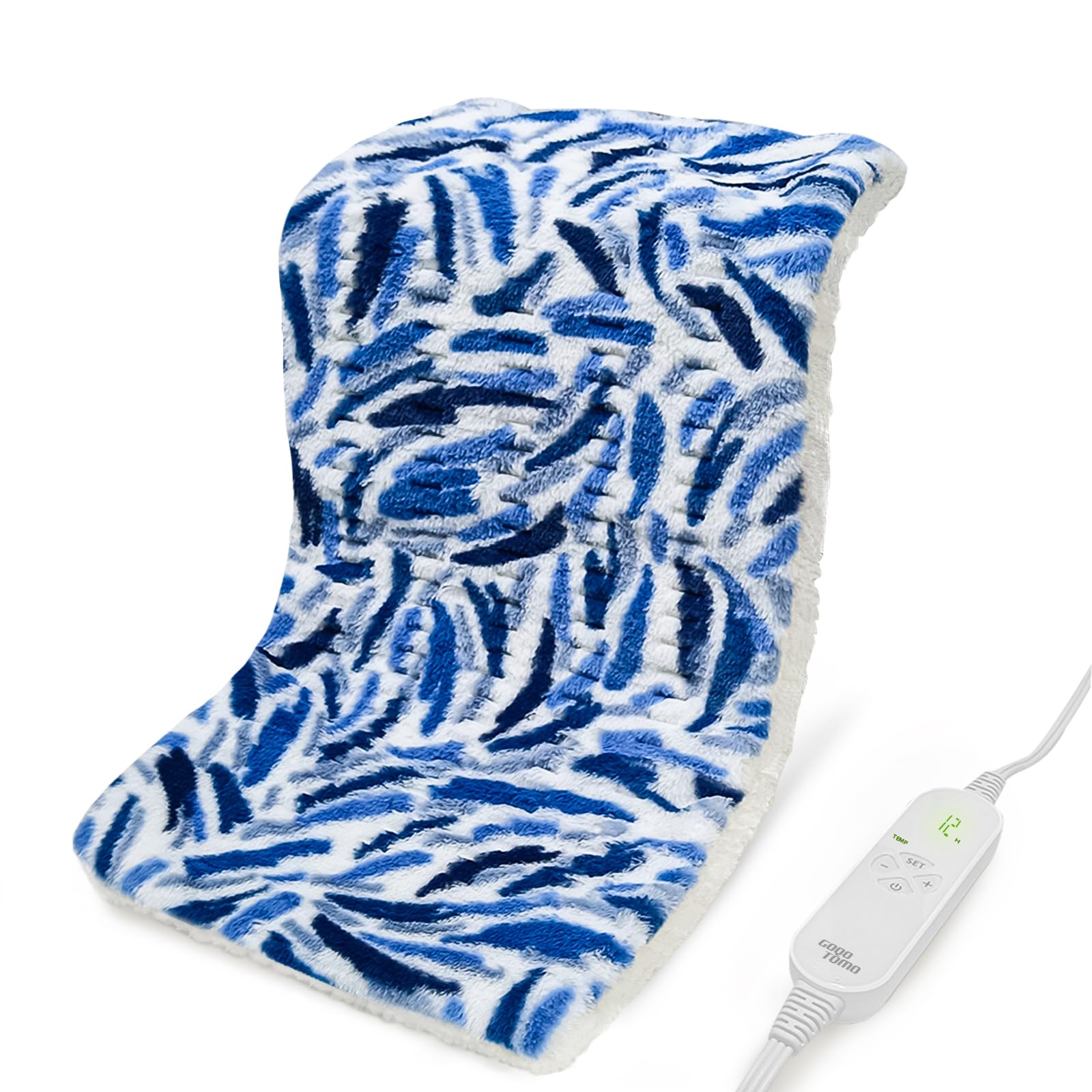 Plume Heating Pad for Back Pain Relief 12' x 24' 12 Heat Levels, 8