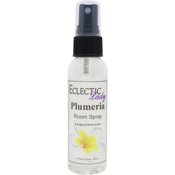 Plumeria Room Spray by Eclectic Lady, 2 Ounces, Fragrant Aromatic Room Mist For Home, Room, Office