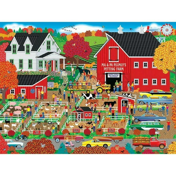 Plumly's Petting Farm, a 300-piece Puzzle by Lafayette Puzzle Factory