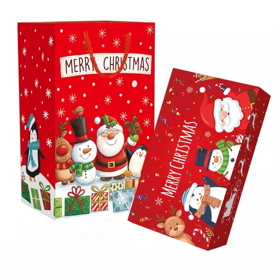 Plumora Christmas Surprise Pop-Up Gift Box - DIY Craft Kit with Fun Exploding Box, Party Favor, Holiday Gift, Family Activity