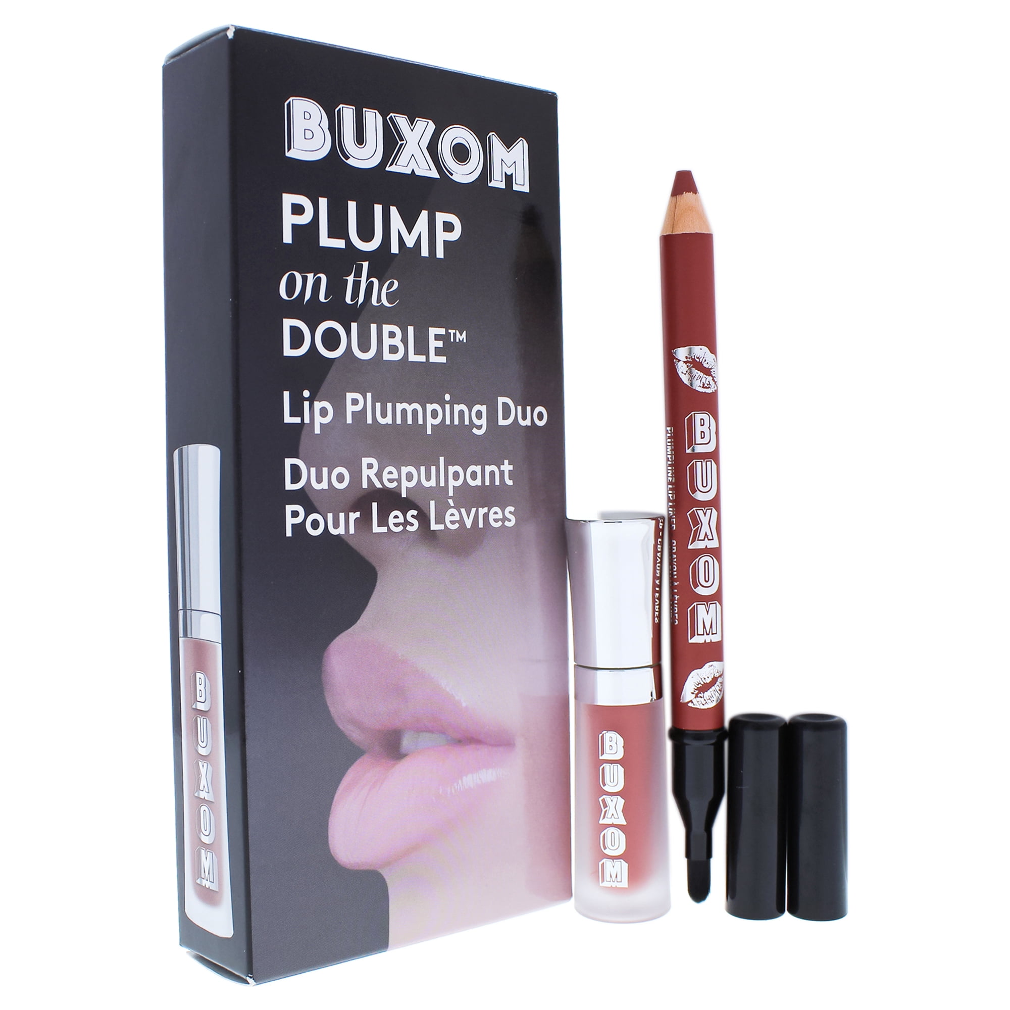 Plump On The Double by Buxom for Women 2 Pc 0.07oz Plumpline Lip
