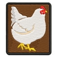 thumbnail image 1 of Plump Strutting Hen Chicken Applique Multi-Color Embroidered Hook & Loop Patch - 3 Inch Medium, 1 of 5