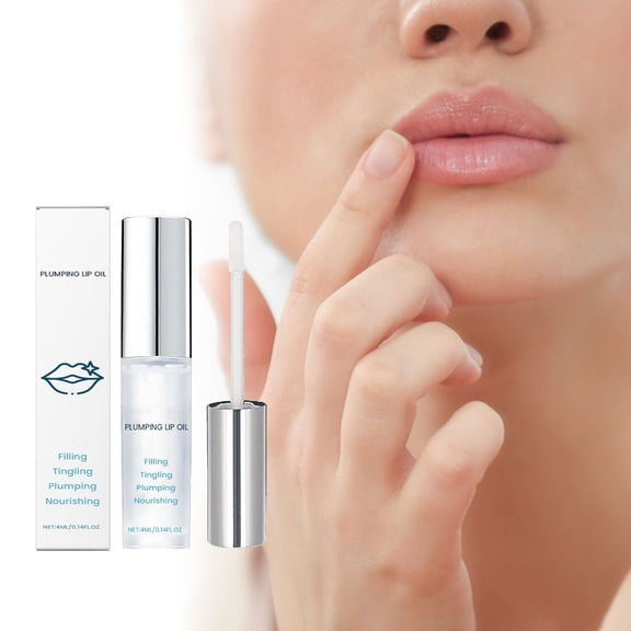 Plumping Lip Shot Spicule Plumping Lip Balm Lip Plumper Korean 0.14 Fl Oz 4Ml Moisturizing Nourishing Lightweight Easy to Use Long Lasting Lip Oil for Women Winter Holiday Travel Makeup Organizers