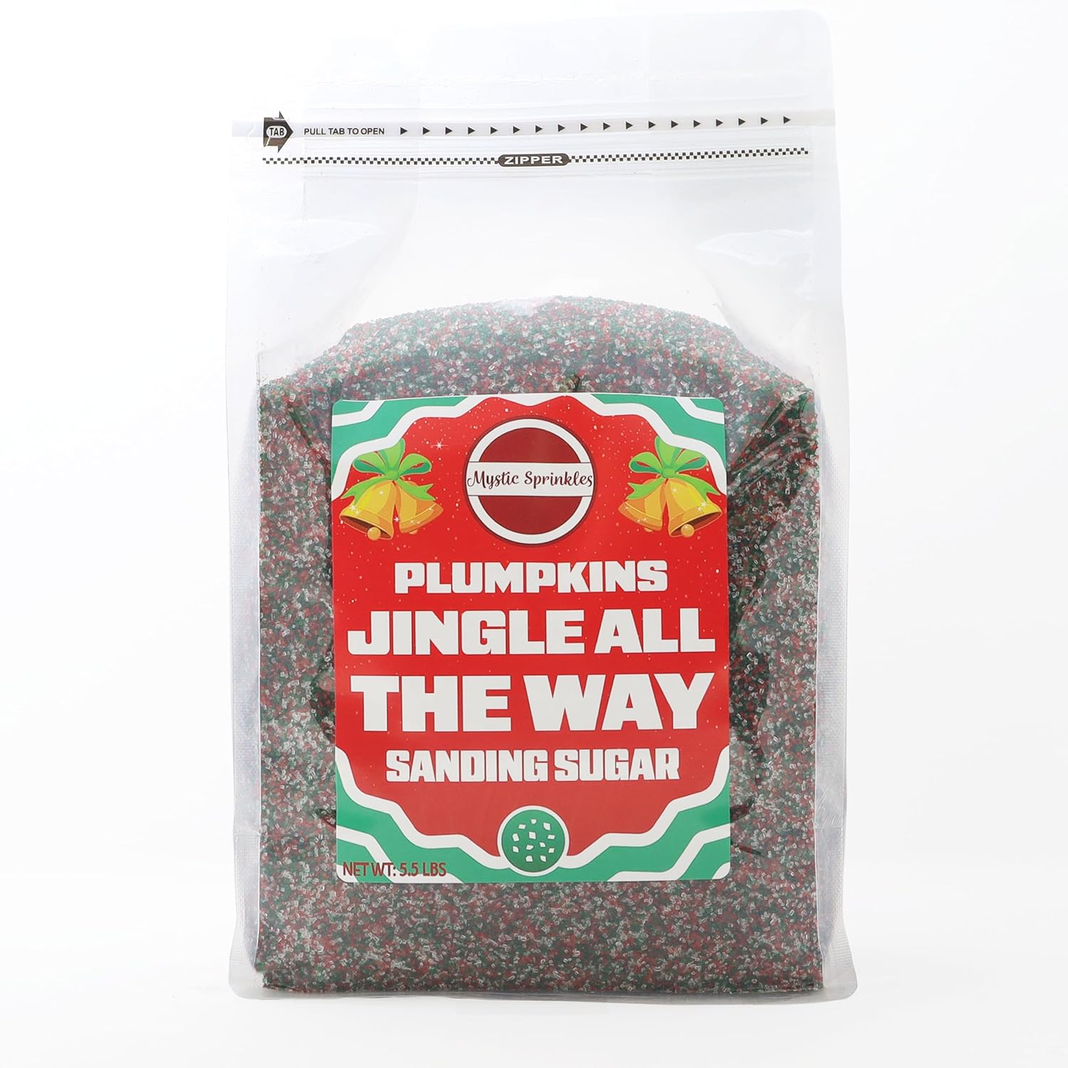 Plumpkins - Christmas Themed Sprinkle Mixes - Bulk Bag (Jingle All the ...