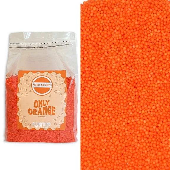Plumpkins - Only Orange Nonpareils 5lbs Bulk Bag