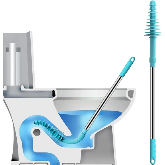 Plunger, Efficient Piston-type Power Cleaned Unblocker, 72cm Length Flexible Rubber Head Unclogger