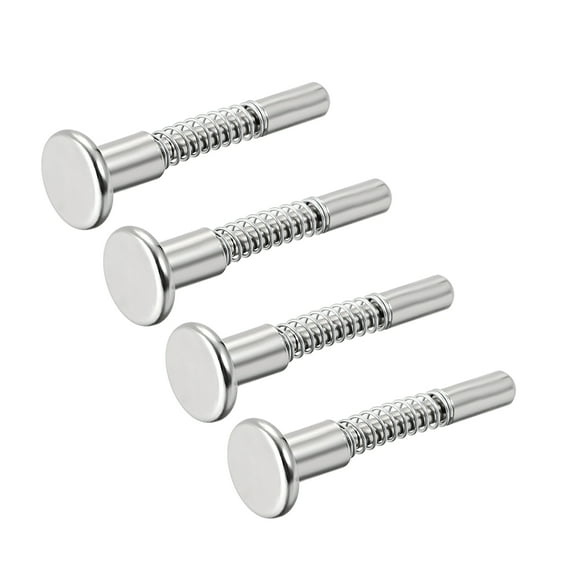 Plunger Latches Spring Loaded Stainless Steel 6mm Head 6mm Spring 50mm Total Length , 4pcs