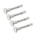 thumbnail image 1 of Plunger Latches Spring Loaded Stainless Steel 6mm Head 6mm Spring 60mm Total Length , 4pcs, 1 of 3