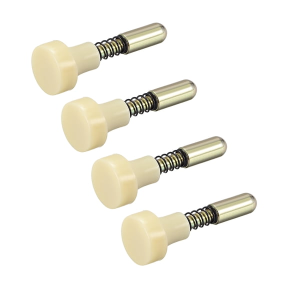 Plunger Latches Spring-loaded 6.3mm Dia Head 5.5mm Dia Spring 43mm Total Length 4pcs