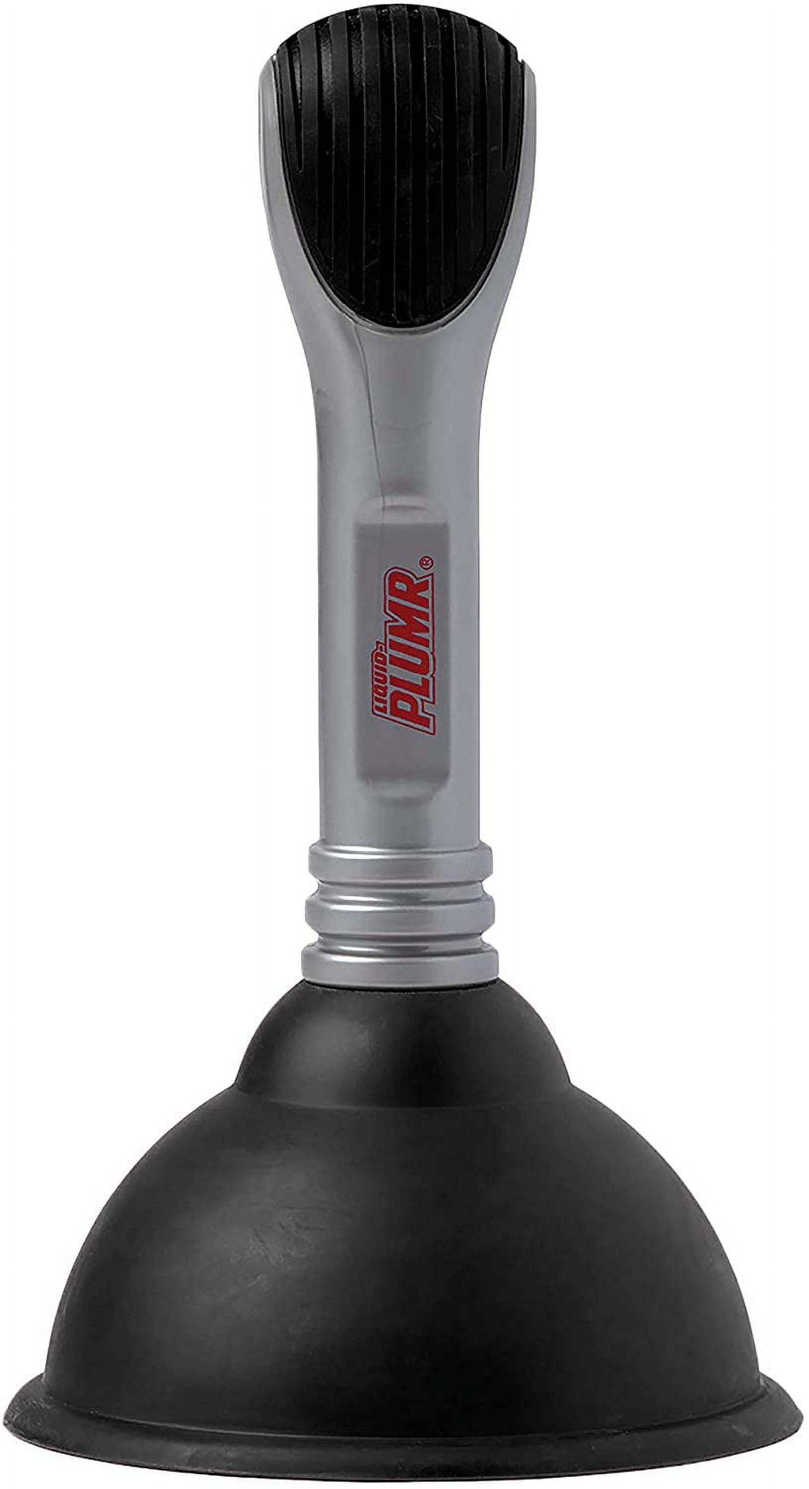 LiquidPlumr Mini Plunger for Bathroom Sink, Shower, Tub Drain Clogs
