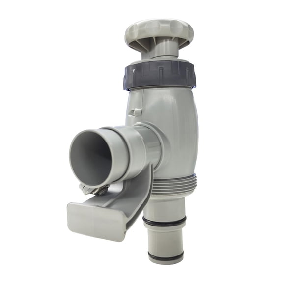 Plunger Valves with Holder Bracket Pool Hose Adapter for Filter Pump Maintenance