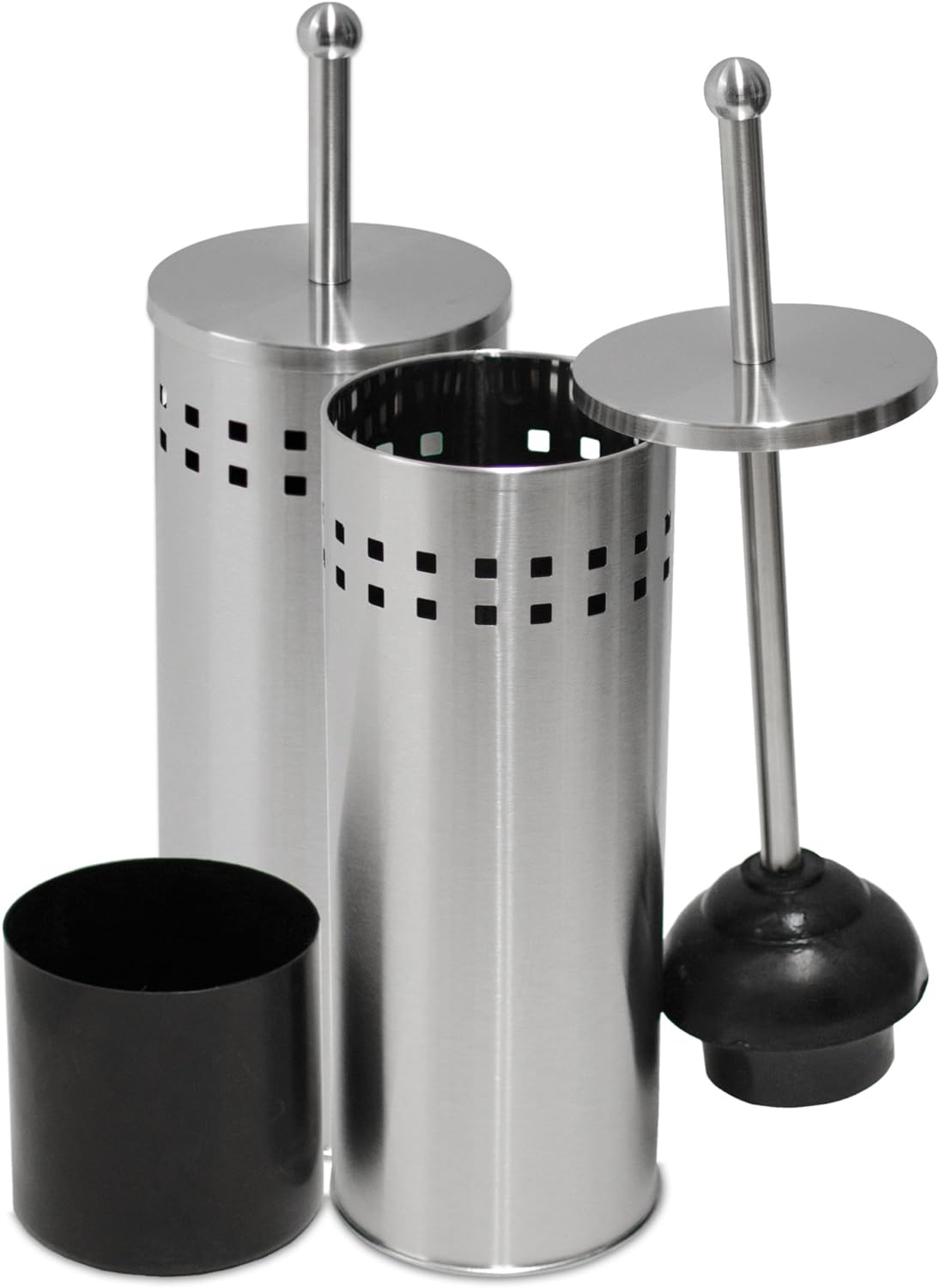 Plunger With Concealed Holder Heavy Duty Plunger For Toilet, Plungers For Bathroom, Long