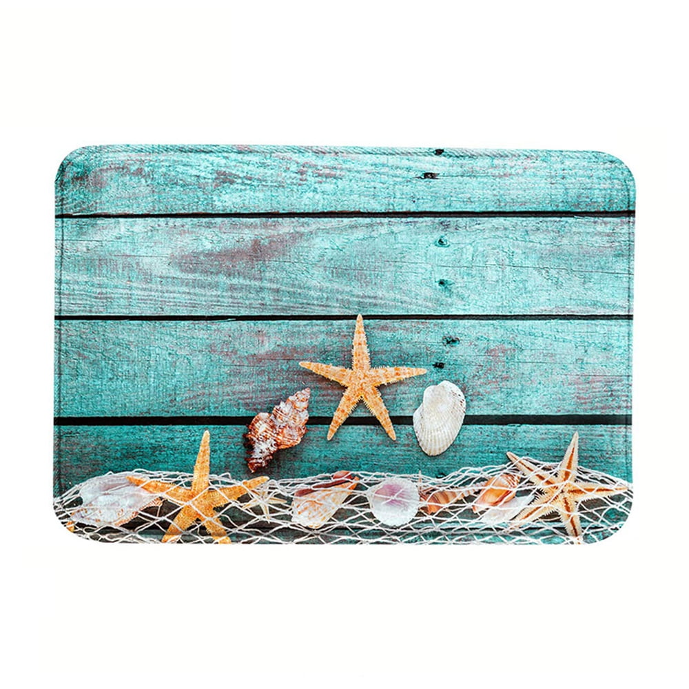 Pluoda Bath Mats for Bathroom, Bathroom Mats Rugs No Silp, Beach ...