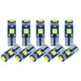 thumbnail image 1 of Fznkrag 10 Pcs T5 LED Bulb Dashboard Dash Lights, 3030 SMD, 12V, Blue, 1 of 10