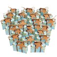 thumbnail image 1 of Pluokvzr 100 pcs Vintage Party Favor Candy Box Mini Suitcase Favor Box with Aircraft Tags Reusable Party Favor Candy Box Easy Assemble Mini Suitcase Favor Box for Travel Themed Party Bridal Shower, 1 of 12