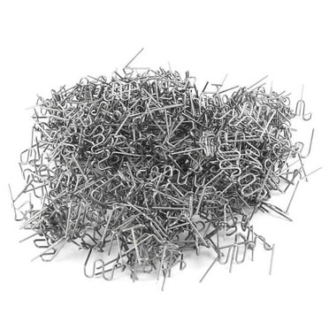 Pluokvzr 1200Pcs Hot Stapler Staples, Car Auto Bumper Plastic Repair Machine Plastic Welder Welding Wave Staples Repair Tool