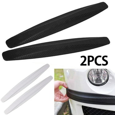Pluokvzr 2Pcs Car Corner Bumper Guard Protector Anti-Scratch Trim Cover Universal Car Bumper Corner Strip Sticker Anti-Collision PVC Strips for Cars SUV Pickup Trucks