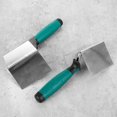 thumbnail image 1 of Pluokvzr 2pcs Drywall Corner Tool Set 3inch Stainless Steel External Corner Trowel and Internal Corner Trowel Drywall Outside Corner Knife with Rubber Grip for Corner Finishing, 1 of 10