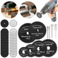 thumbnail image 1 of Fznkrag 30 Pcs HSS Cutting Wheel Set Saw Blades Rotary Mini Saw Disc Wheel Tool for Glass Stone Metal 22/25/ 32/35/ 44/50mm, 1 of 10