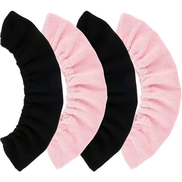 Pluokvzr 4 Pack Ice Skate Blade Covers, L Soft Thick Cloth Skate Guards Skate Blade Protector