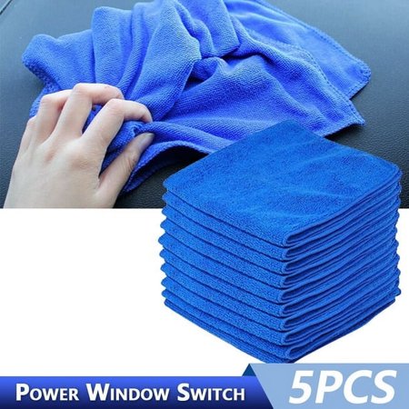 Fznkrag 5 PCS Microfiber Cleaning Cloths Rags Towels Premium Microfiber Disc Cloth Multifunctional Cleaning Rags