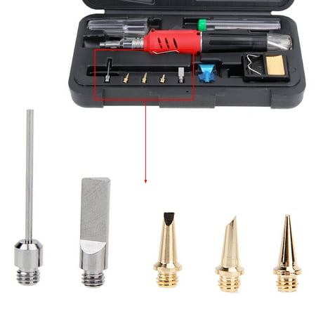 Fznkrag 5-Pc /Set Cutting Head Tips Torch Pen Soldering Iron Tools Kit