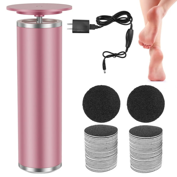 Keyohome Electric Foot File with 60 Pcs Sandpapers Adjustable Speed Callus Remover for Feet Safe Electric Foot Callus Remover Effective Electric Callus Remover for Dead Skin and Calluses