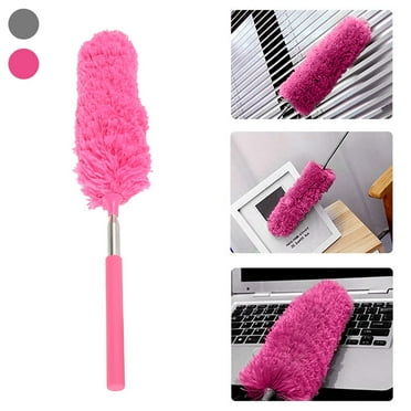 Pluokvzr Extendable Feather Duster Telescopic Long Microfiber Cleaning Magic Brush Handle
