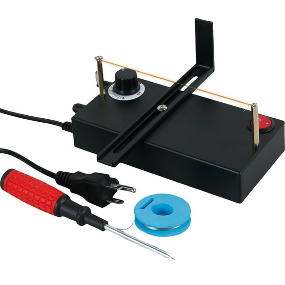 Pluokvzr Hot Ribbon Cutting Machine 0-700℃ Adjustable Webbing Cutter Multi-purpose Mini Hot Ribbon Cutter Electric Hot Cutting Tool DIY Rope Band Craft Manual Cut Tool for Cutting Lace Braid Ribbon