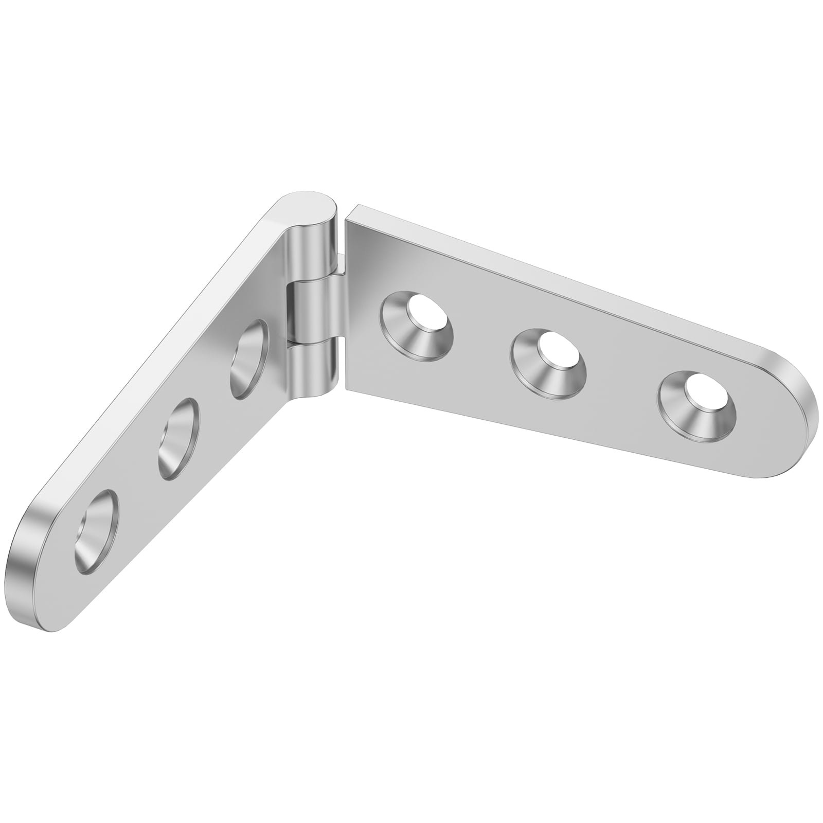 Pluokvzr Marine Strap Hinge Stainless Steel Mirror Polished Boat Hinge
