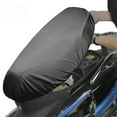 thumbnail image 1 of Pluokvzr Motorcycle Seat Cover Universal Motorbike Seat Protector Cushion Elastic PU Leather Motorbike Seat Full Cover Waterproof Sunscreen Cover for Most Motorcycles, 1 of 11